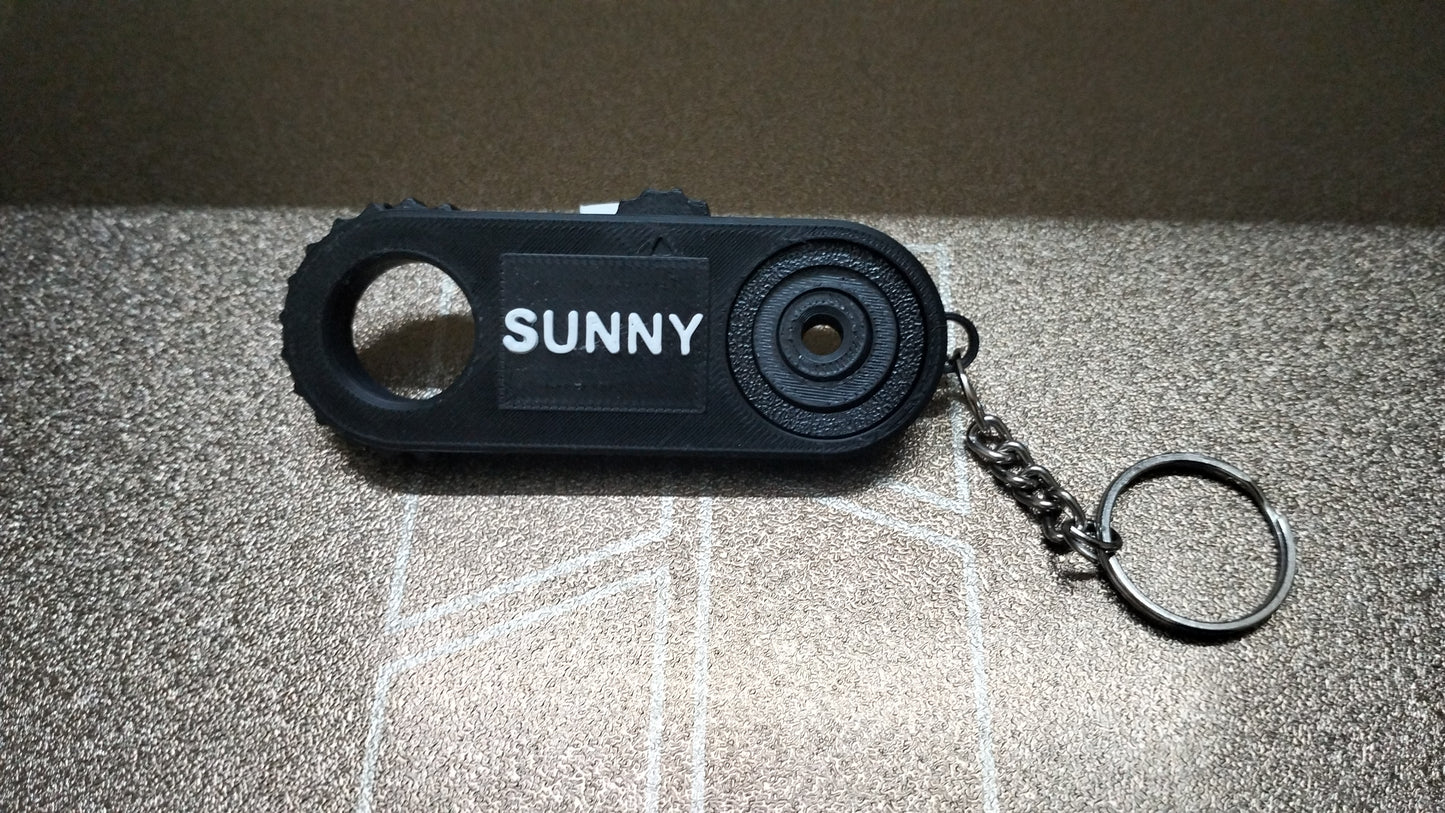 Customizable stress relieving 1 keychain - Unique Everyday Carry