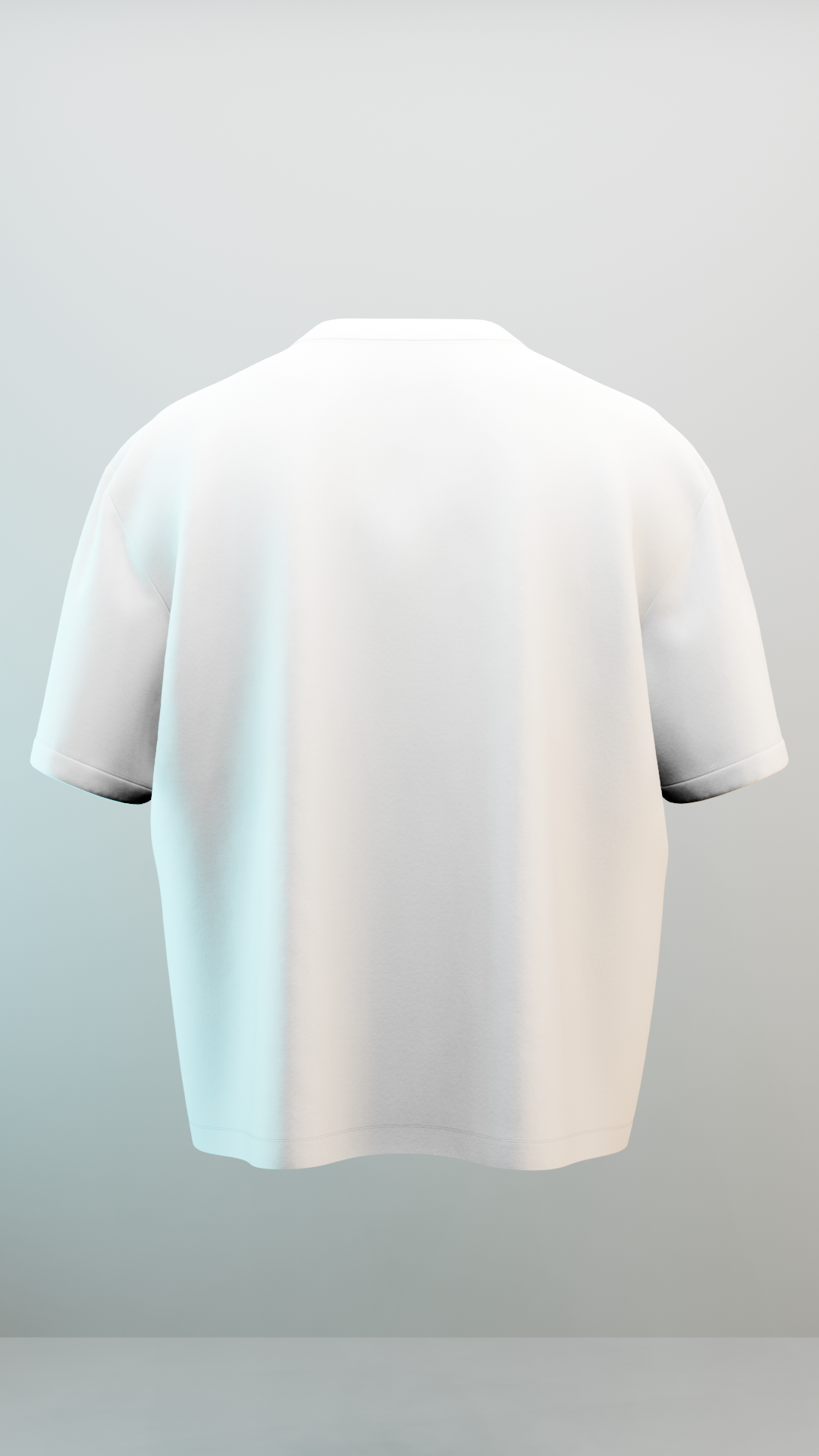 Positive Vibes Smiley White Oversized T-shirt (Unisex)