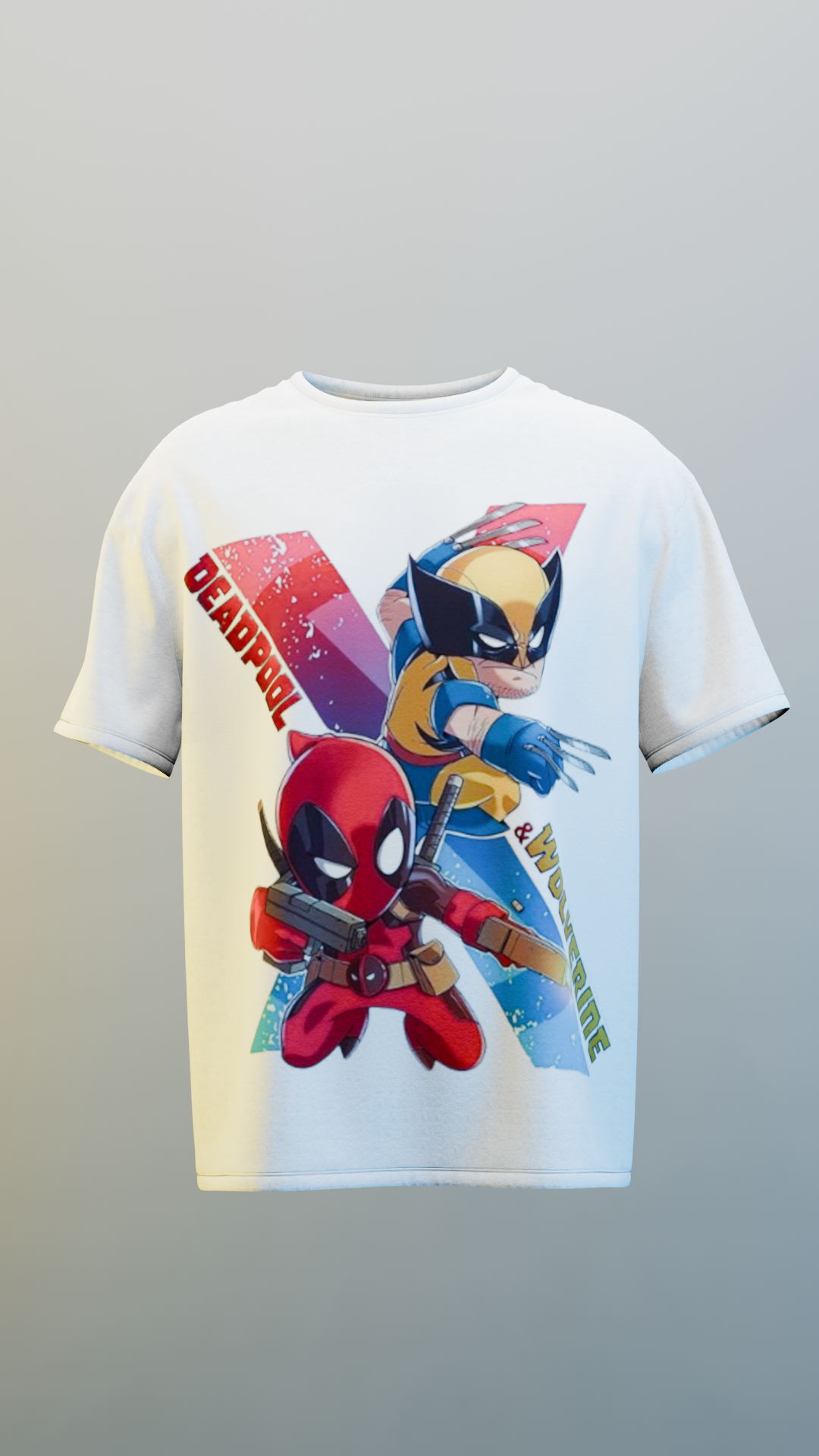 Deadpool and Wolverine X-Crossed T-shirt