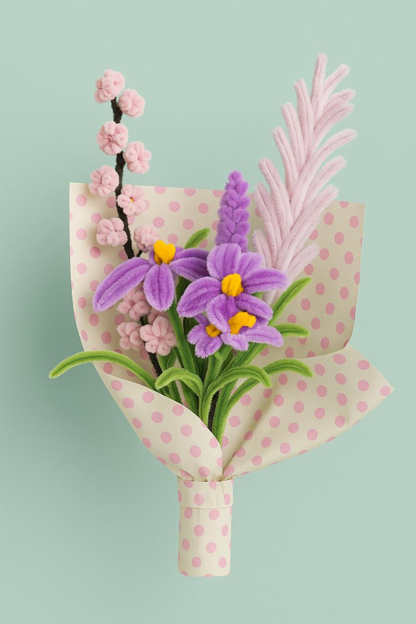 Chenille Stem Flowers