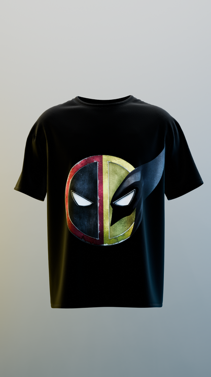 Deadpool x Wolverine Face T-Shirt