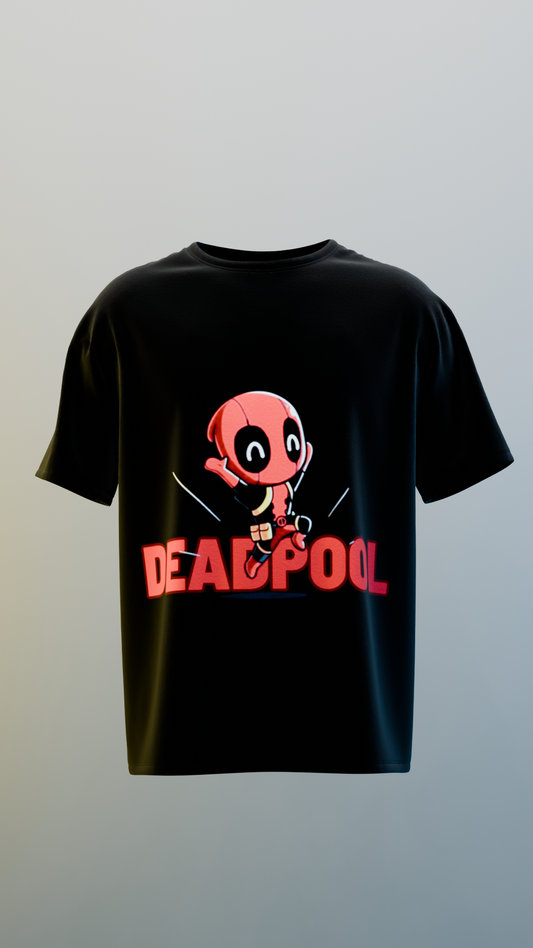 Classic Deadpool Black and White T-Shirt