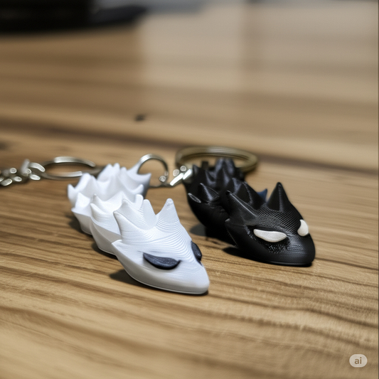 Mystical Dragon Head 2 Keychains