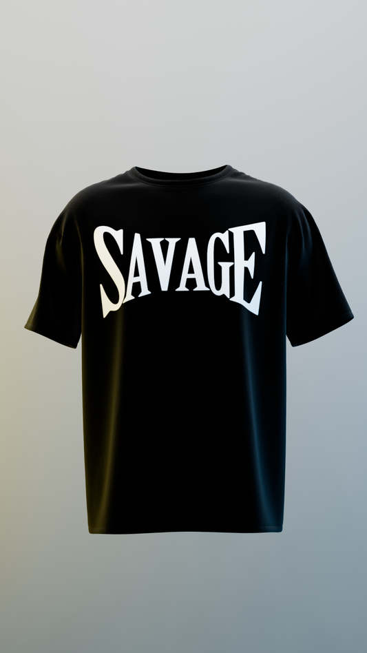 Bold SAVAGE Statement T-Shirt