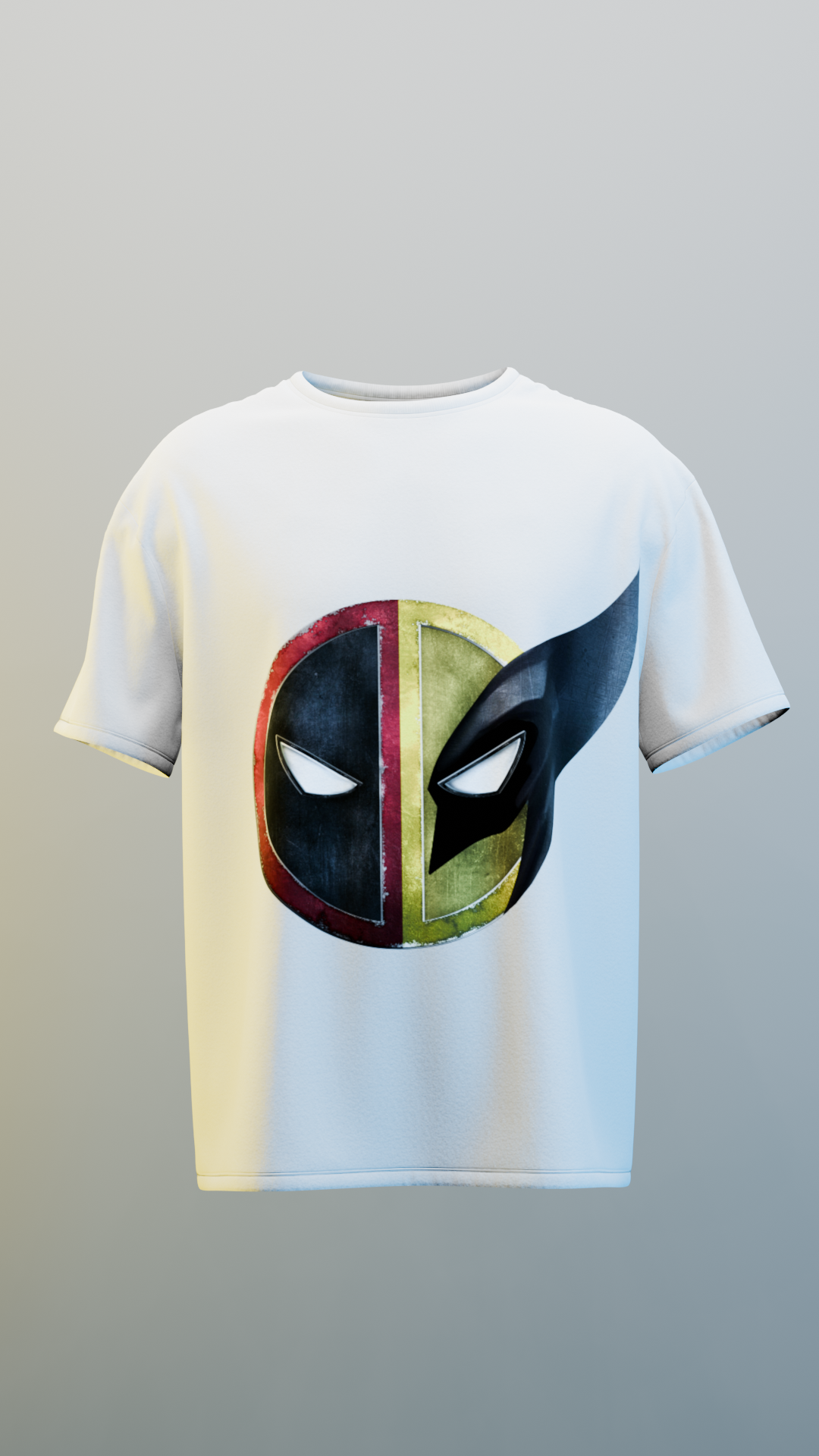 Deadpool x Wolverine Face T-Shirt