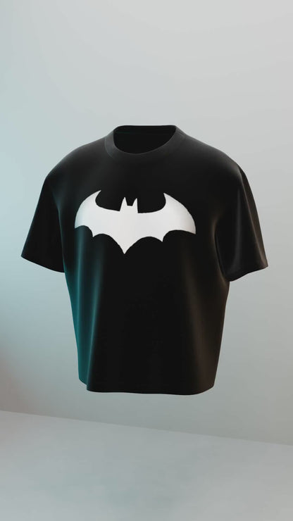 Dark Knight Emblem Oversized T-shirt