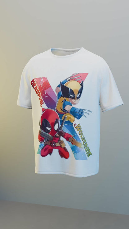 Deadpool and Wolverine X-Crossed T-shirt