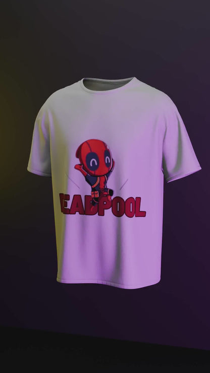 Classic Deadpool Black and White T-Shirt