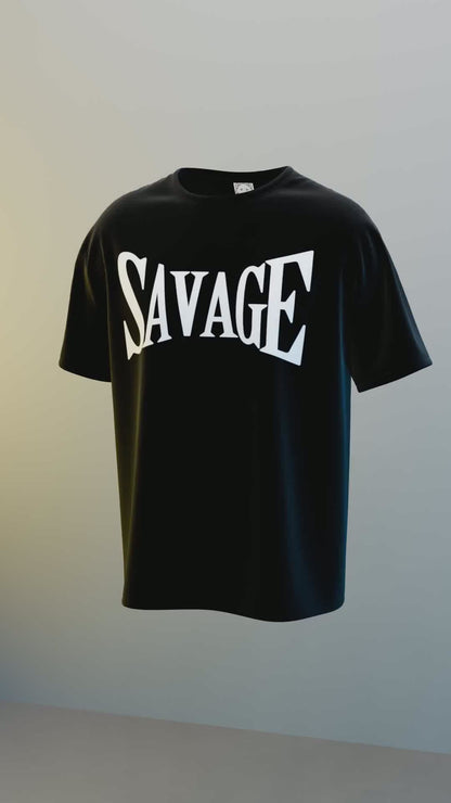 Bold SAVAGE Statement T-Shirt